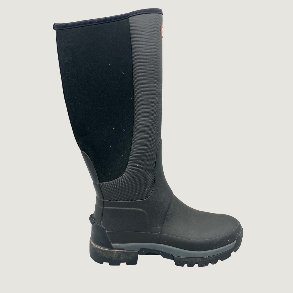 Hunter Balmoral Field Hybrid Tall Boots Mens 11 Black Equestrian Gorpcore Rain
